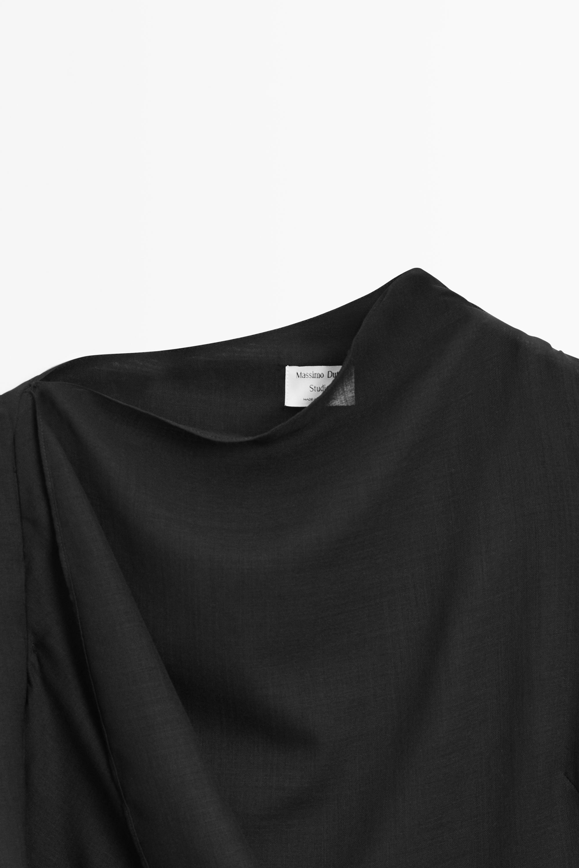 Midi dress with hood detail - STUDIO